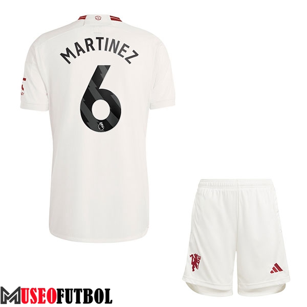 Camisetas De Futbol Manchester United (MARTINEZ #6) Ninos 2023/2024 Tercera