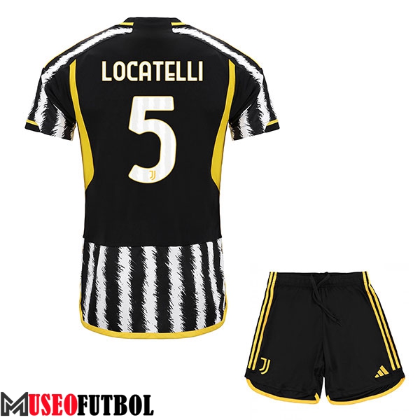 Camisetas De Futbol Juventus (LOCATELLI #5) Ninos 2023/2024 Primera