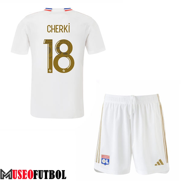 Camisetas De Futbol Lyon (CHERKI #18) Ninos 2023/2024 Primera