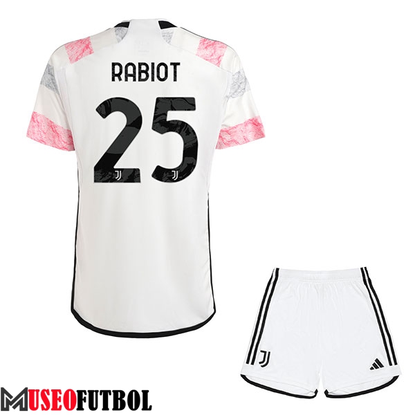 Camisetas De Futbol Juventus (RABIOT #25) Ninos 2023/2024 Segunda