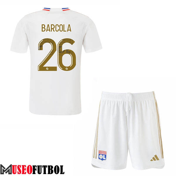 Camisetas De Futbol Lyon (BARCOLA #26) Ninos 2023/2024 Primera