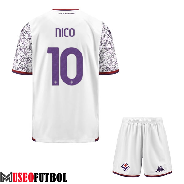 Camisetas De Futbol ACF Fiorentina (NICO #10) Ninos 2023/2024 Segunda