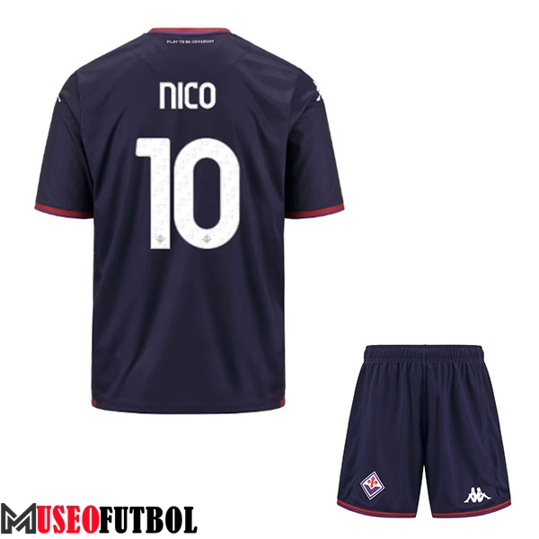 Camisetas De Futbol ACF Fiorentina (NICO #10) Ninos 2023/2024 Tercera