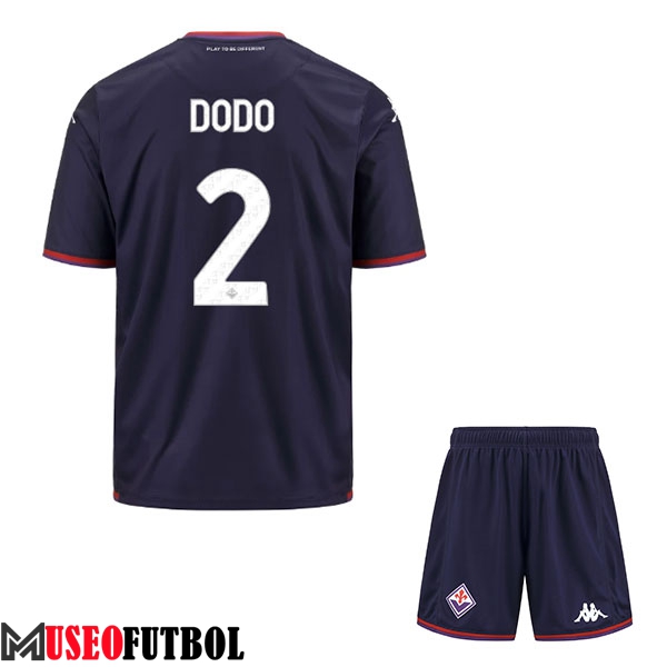 Camisetas De Futbol ACF Fiorentina (DODO #2) Ninos 2023/2024 Tercera