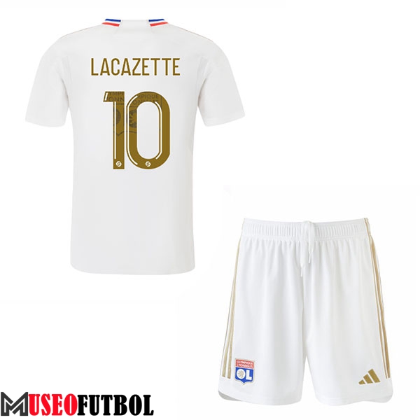 Camisetas De Futbol Lyon (LACAZETTE #10) Ninos 2023/2024 Primera