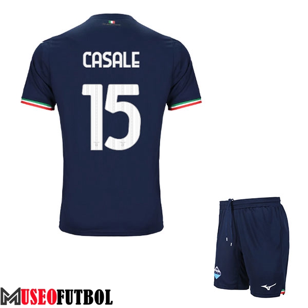 Camisetas De Futbol SS Lazio (CASALE #15) Ninos 2023/2024 Segunda