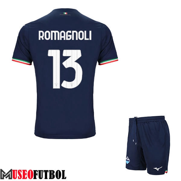 Camisetas De Futbol SS Lazio (ROMAGNOLI #13) Ninos 2023/2024 Segunda