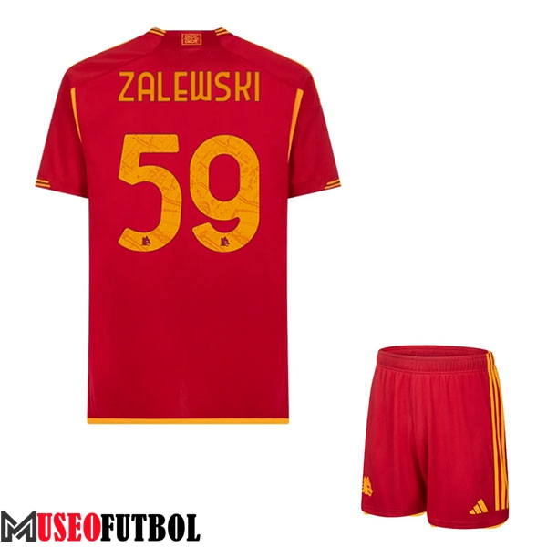 Camisetas De Futbol As Rome (ZALEWSKI #59) Ninos 2023/2024 Primera