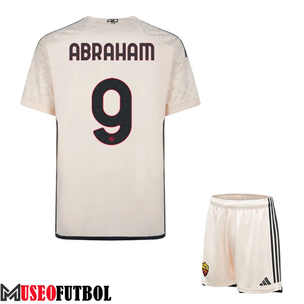 Camisetas De Futbol As Rome (ABRAHAM #9) Ninos 2023/2024 Segunda