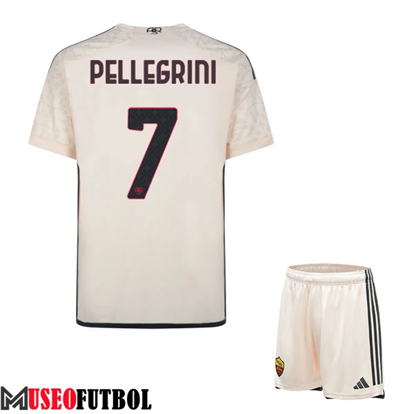 Camisetas De Futbol As Rome (PELLEGRINI #7) Ninos 2023/2024 Segunda