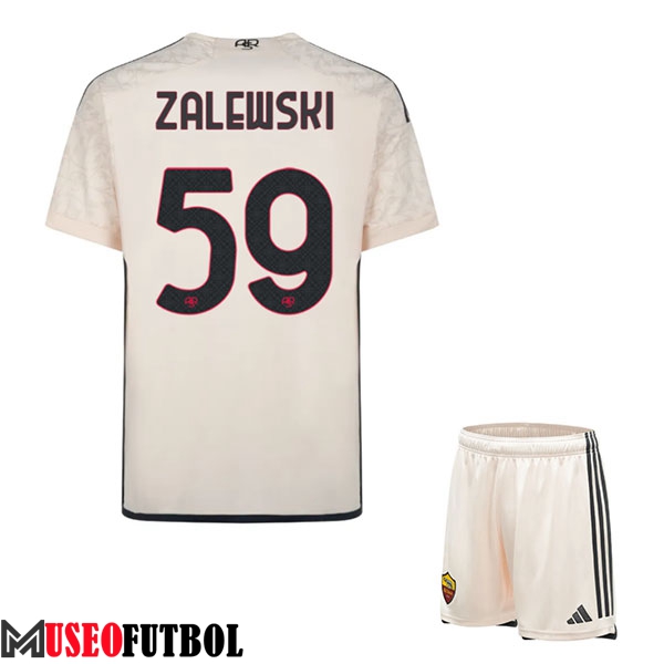 Camisetas De Futbol As Rome (ZALEWSKI #59) Ninos 2023/2024 Segunda