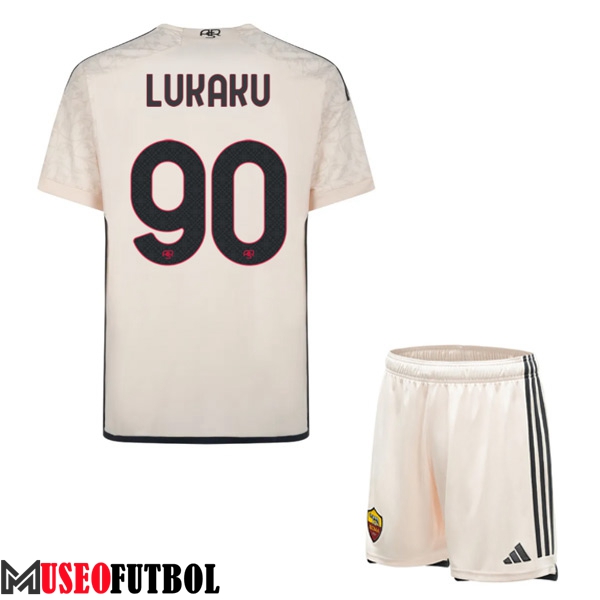 Camisetas De Futbol As Rome (LUKAKU #90) Ninos 2023/2024 Segunda