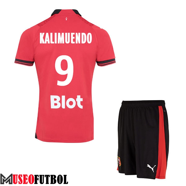 Camisetas De Futbol Stade Rennais (KALIMUENDO #9) Ninos 2023/2024 Primera