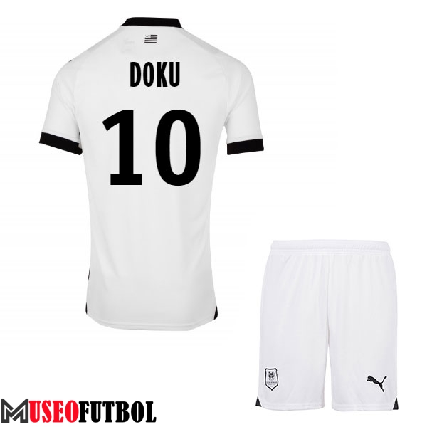 Camisetas De Futbol Stade Rennais (DOKU #10) Ninos 2023/2024 Segunda