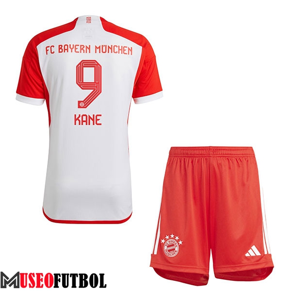 Camisetas De Futbol Bayern Munich (KANE #9) Ninos 2023/2024 Primera