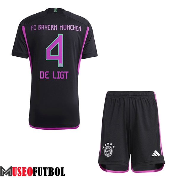 Camisetas De Futbol Bayern Munich (DE LIGT #4) Ninos 2023/2024 Segunda