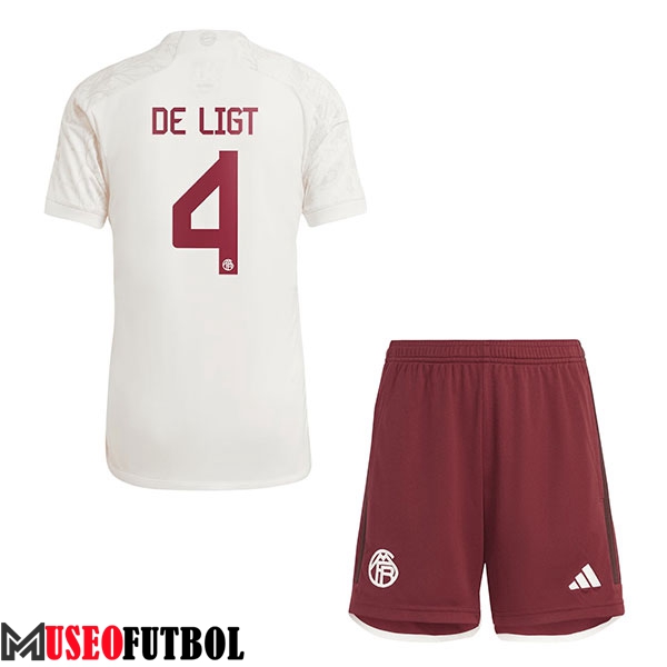 Camisetas De Futbol Bayern Munich (DE LIGT #4) Ninos 2023/2024 Tercera