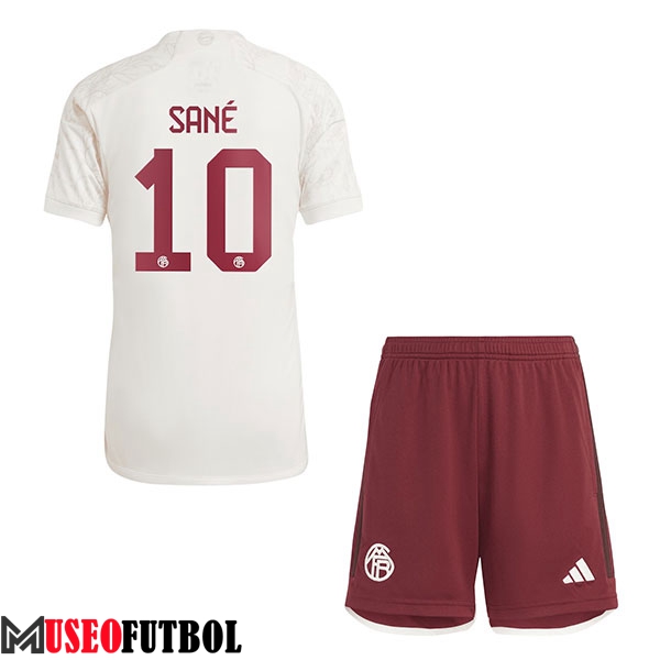 Camisetas De Futbol Bayern Munich (SANÉ #10) Ninos 2023/2024 Tercera