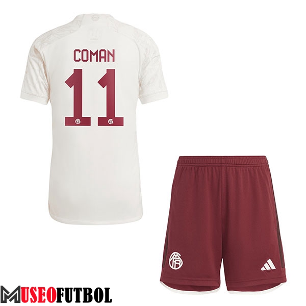 Camisetas De Futbol Bayern Munich (COMAN #11) Ninos 2023/2024 Tercera