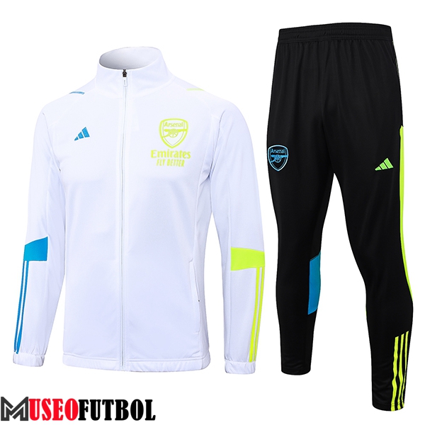 Chandal Equipos De Futbol - Chaqueta Arsenal Blanco 2023/2024