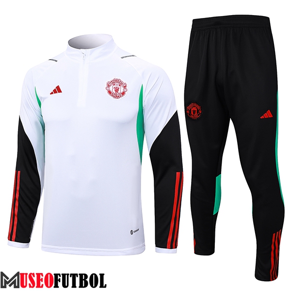 Chandal Equipos De Futbol Manchester United Blanco 2023/2024 -05