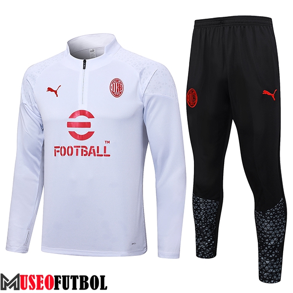 Chandal Equipos De Futbol AC Milan Blanco 2023/2024 -02