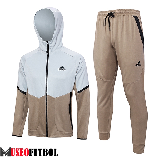 Chaqueta Con Capucha Chandal Rompevientos Chaqueta Adidas Marrón 2023/2024