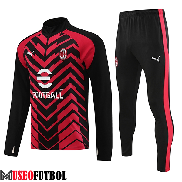 Chandal Equipos De Futbol AC Milan Rojo/Negro 2023/2024