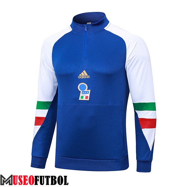 Sudadera De Entrenamiento Italia Azul 2023/2024