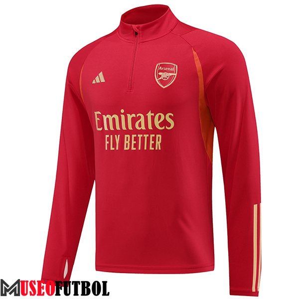 Sudadera De Entrenamiento Arsenal Rojo 2023/2024 -02