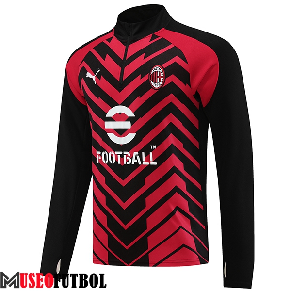 Sudadera De Entrenamiento AC Milan Rojo/Negro 2023/2024