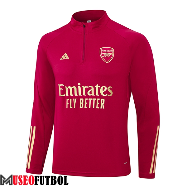 Sudadera De Entrenamiento Arsenal Rojo 2023/2024 -03