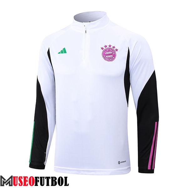 Sudadera De Entrenamiento Bayern Munich Blanco 2023/2024