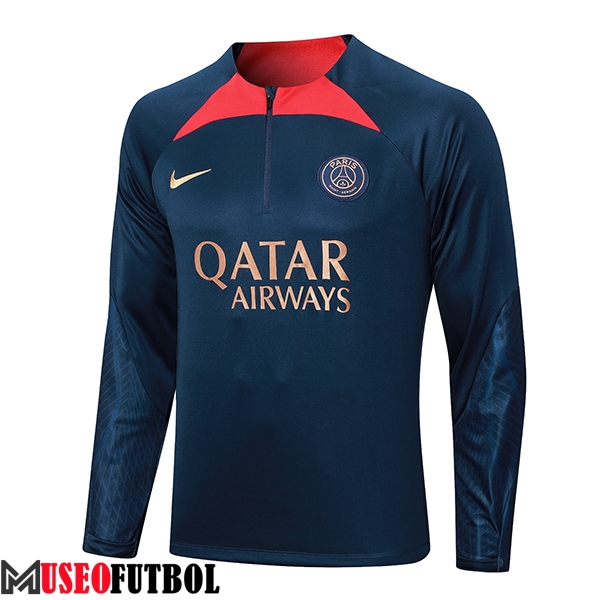 Sudadera De Entrenamiento PSG Azul marino 2023/2024 -02