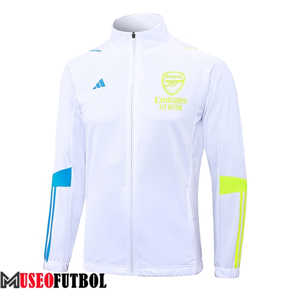 Chaquetas Futbol Arsenal Blanco 2023/2024