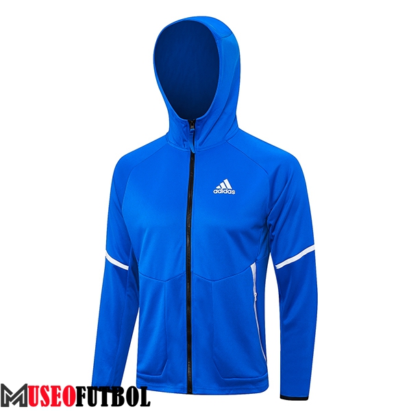 Chaqueta Con Capucha Adidas Azul 2023/2024