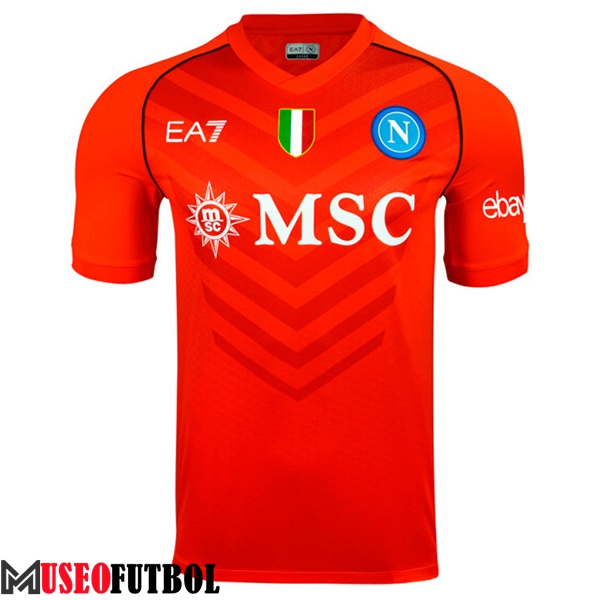 Camisetas De Futbol SSC Napoli Rojo 2023/2024