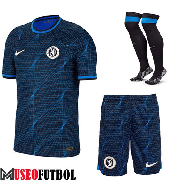 Camisetas Futbol FC Chelsea Segunda (Cortos + Calcetines) 2023/2024