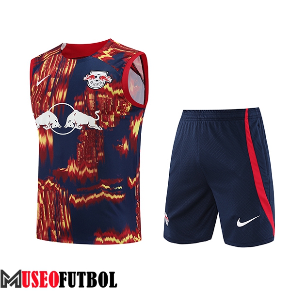 Camiseta Entrenamiento sin mangas + Cortos RB Leipzig Rojo/Azul 2023/2024