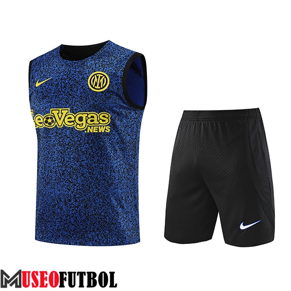 Camiseta Entrenamiento sin mangas + Cortos Inter Milan Azul marino 2023/2024