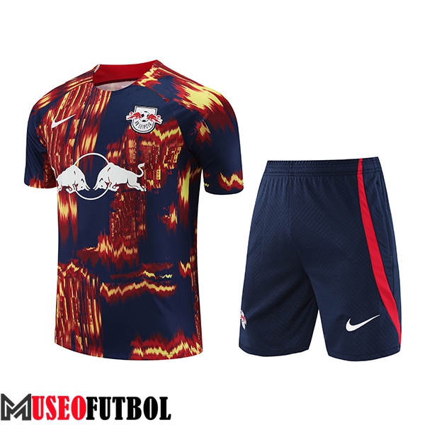 Camiseta Entrenamiento + Cortos RB Leipzig Azul/Rojo 2023/2024