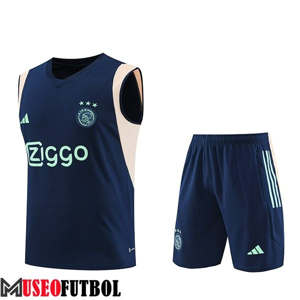 Camiseta Entrenamiento sin mangas + Cortos Ajax Azul marino 2023/2024