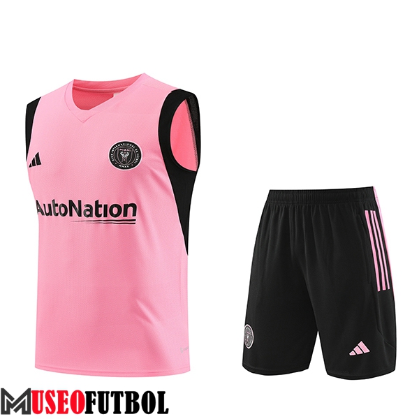 Camiseta Entrenamiento sin mangas + Cortos Inter Miami CF Rosa 2023/2024