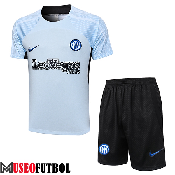 Camiseta Entrenamiento + Cortos Inter Milan Gris 2023/2024