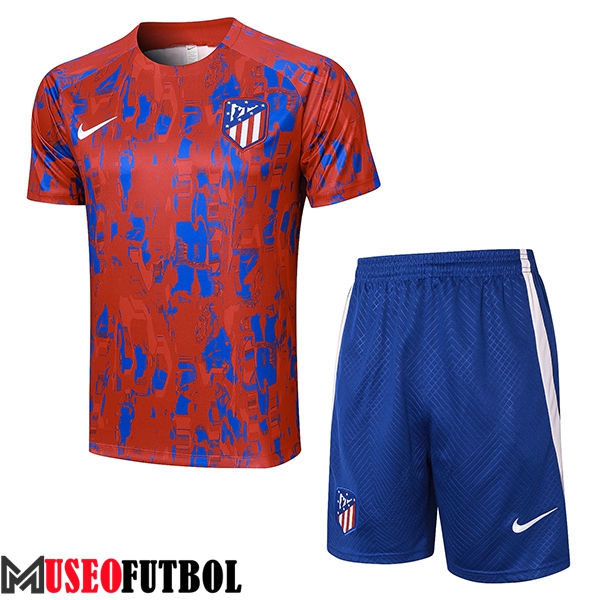 Camiseta Entrenamiento + Cortos Atletico Madrid Gris 2023/2024