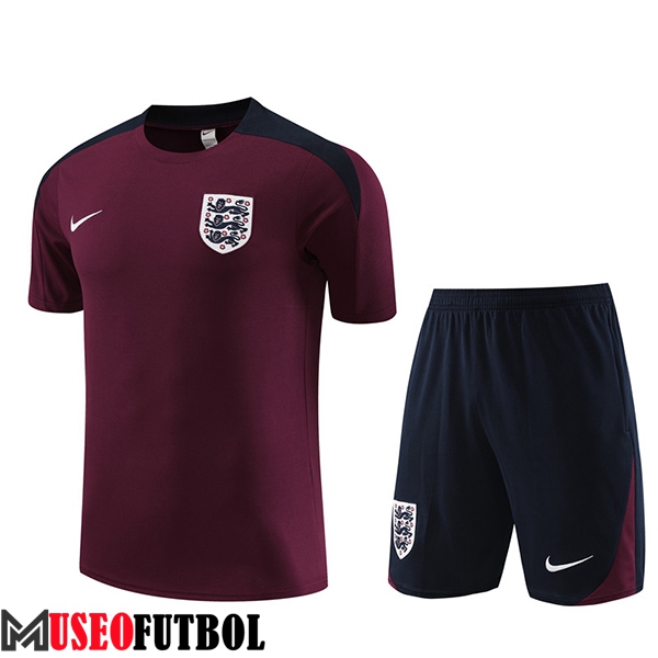 Camiseta Entrenamiento + Cortos Inglaterra Rojo 2023/2024