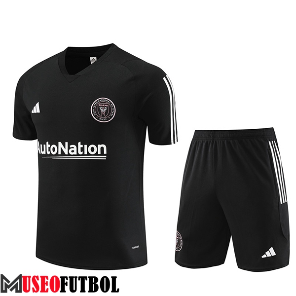 Camiseta Entrenamiento + Cortos Inter Miami CF Negro 2023/2024