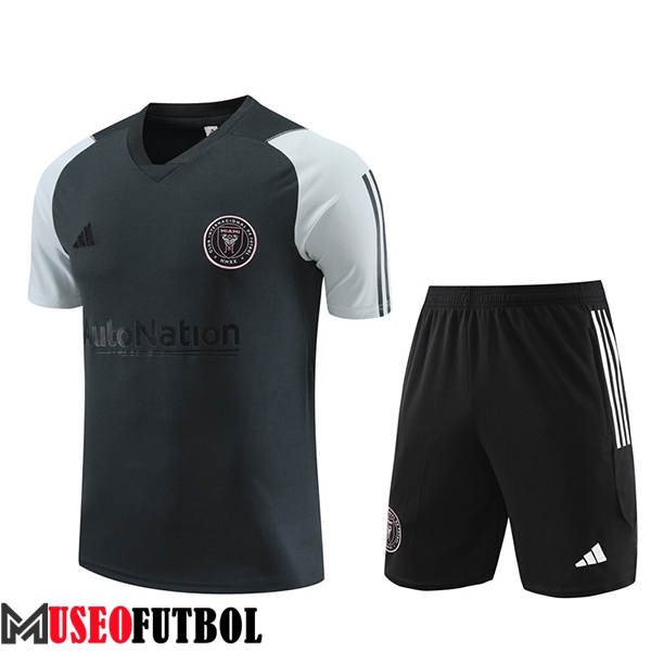 Camiseta Entrenamiento + Cortos Inter Miami CF Gris Oscuro 2023/2024