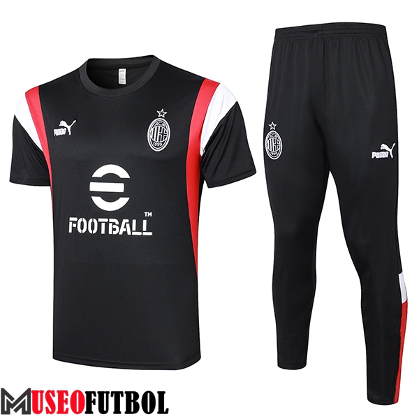 Camiseta Polo AC Milan Negro 2023/2024 -02