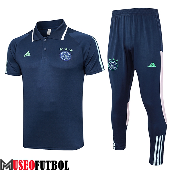 Camiseta Polo Ajax Azul marino 2023/2024